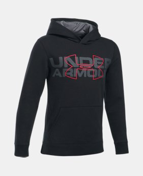 Boys' UA Threadborne™ Logo Hoodie 5 Colors Available $26.99