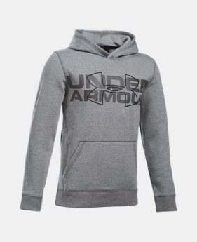 Boys' UA Threadborne™ Logo Hoodie 5 Colors $26.99
