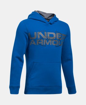 New Arrival Boys' UA Threadborneâ„¢ Logo Hoodie 2 Colors $44.99
