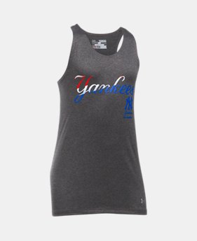 Girls' New York Yankees UA Tech™ 4th Of July Tank 1 Color Available $24.99