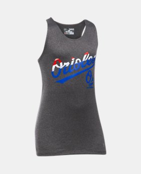 Girls' Baltimore Orioles UA Tech™ 4th Of July Tank 1 Color Available $24.99
