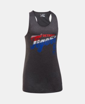 Girls' Detroit Tigers UA Tech™ Tank 1 Color Available $18.74