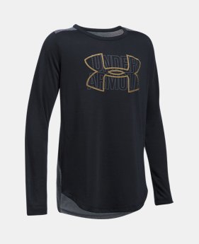 Girls' Threadborne™ Knit Long Sleeve 1 Color Available $26.24