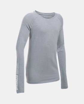 Girls' UA Favorite Knit Long Sleeve 1 Color Available $17.99 to $22.49