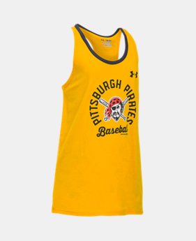 Girls' Pittsburgh Pirates Ringer Tank 1 Color Available $18.74