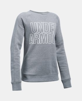 Girls' UA Favorite Fleece 1 Color Available $23.99 to $29.99