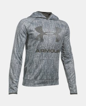 Boys' Armour Fleece® Printed Big Logo Hoodie 9 Colors $26.99 to $31.49