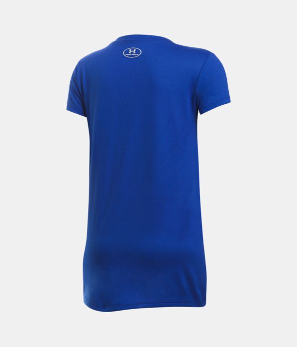 Girls' Los Angeles Dodgers UA Tech™ T-Shirt, Royal,
