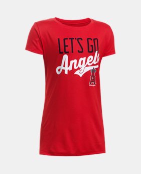 Girls' Los Angeles Angels UA Tech™ T-Shirt 1 Color $24.99