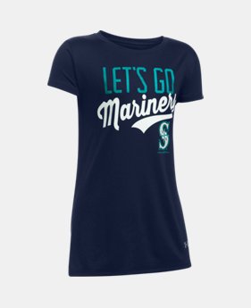 Girls' Seattle Mariners UA Tech™ T-Shirt 1 Color Available $24.99