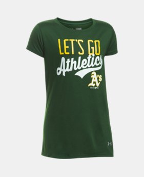 Girls' Oakland Athletics UA Tech™ T-Shirt 1 Color $24.99
