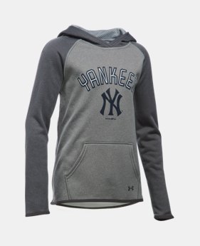 Girls' New York Yankees UA Armour® Fleece Hoodie 1 Color $49.99