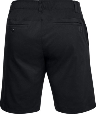 under armour black golf shorts