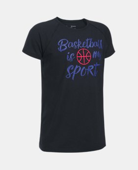 Girls' UA Run The World T-Shirt 1 Color $19.99