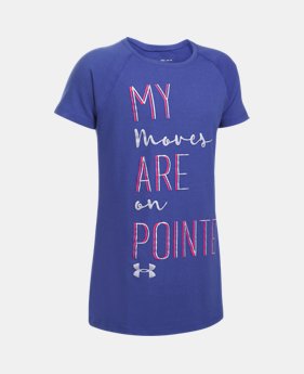 Girls' UA Moves On Pointe T-Shirt 2 Colors $19.99