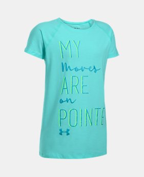 Girls' UA Moves On Pointe T-Shirt 1 Color $19.99