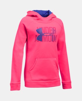 Girls' Armour Fleece® Big Logo Hoodie 1 Color $26.99 to $33.99