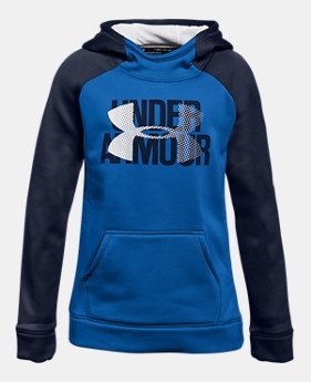Girls' Armour Fleece® Big Logo Hoodie 2 Colors Available $26.99 to $33.99
