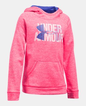 Girls' Armour Fleece® Big Logo Printed Hoodie 1 Color $26.99 to $33.74