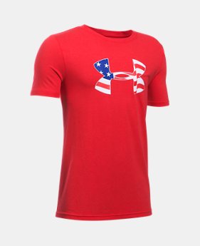 Boys' UA Americana Pride T-Shirt 1 Color $19.99