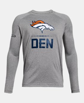 Boys' NFL Combine Authentic UA Tech™ Lockup Long Sleeve T-Shirt 31 Colors Available $35