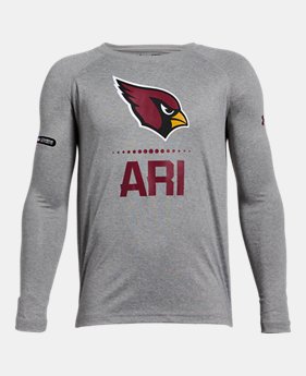 New Arrival Boys' NFL Combine Authentic UA Tech™ Lockup Long Sleeve T-Shirt 1 Color Available $35