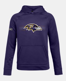 New Arrival Boys' NFL Combine Authentic Dot Print Armour Fleece® Hoodie 1 Color Available $55
