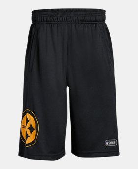 Boys' NFL Combine Authentic UA Intimidator Shorts 1 Color Available $28