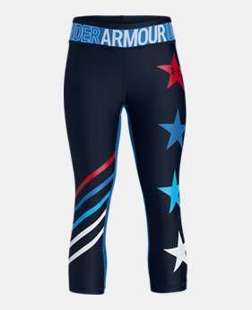 Girls' UA Americana Capris 1 Color Available $40