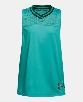 Girls' UA Varsity Mesh Tank $18.75