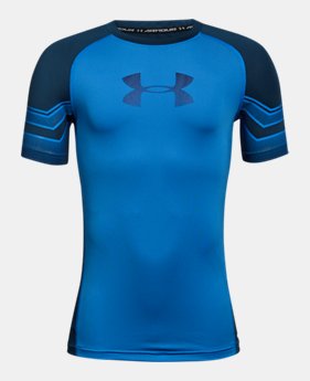 Boys' HeatGear® Armour Graphic Short Sleeve 1 Color $24.99