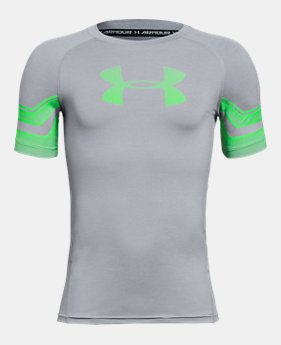 Boys' HeatGear® Armour Graphic Short Sleeve 1 Color $24.99
