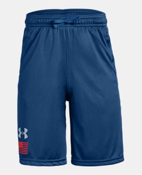 New Arrival Boys' UA USA Shorts LIMITED TIME: FREE U.S. SHIPPING 1 Color Available $30