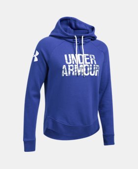 New Arrival Women's UA Favorite Fleece Camo Logo Hoodie 1 Color $64.99