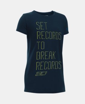 Girls' SC30 Set Records T-Shirt 1 Color $14.24