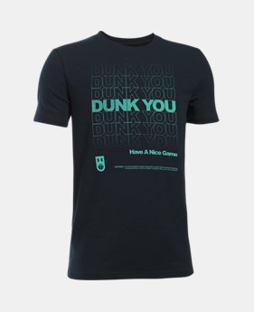 Boys' UA Dunk You T-Shirt 2 Colors $11.24