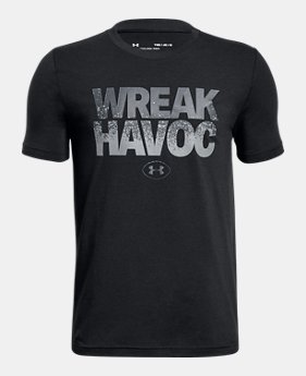Boys' UA Wreak Havoc T-Shirt 2 Colors Available $20