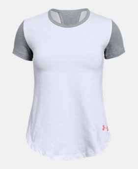 Girls' UA Finale Short Sleeve 1 Color $30