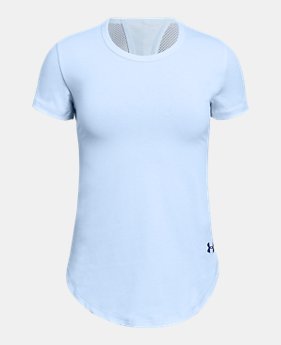 Girls' UA Finale Short Sleeve 3 Colors Available $15 to $18.75