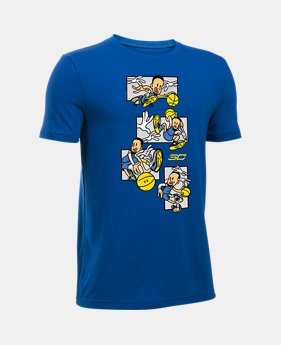 Boys' UA SC30 Curry Cartoon T-Shirt 1 Color $18.99