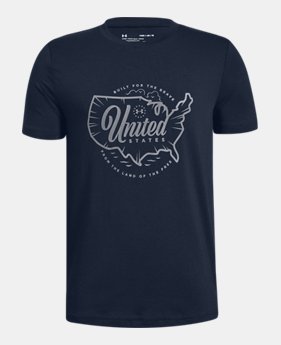 Boys' UA Freedom Verbiage T-Shirt 1 Color Available $19.99 to $20