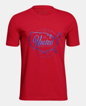 Boys' UA Freedom Verbiage T-Shirt 1 Color Available $19.99 to $20