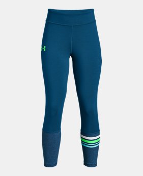 Girls' UA Varsity Knit Ankle Crop 1 Color Available $35