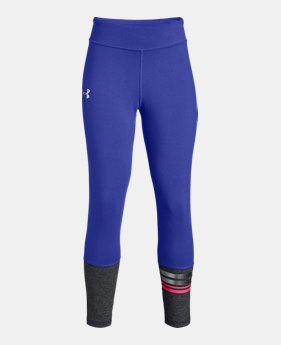 Girls' UA Varsity Knit Ankle Crop 1 Color Available $26.25