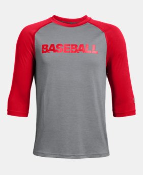 Boys' UA Bullpen ¾ Shirt 4 Colors Available $25
