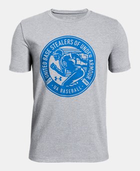 New Arrival Boys' UA Stealers Short Sleeve T-Shirt 1 Color Available $25