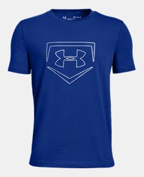Boys' UA Plate Icon Short Sleeve T-Shirt 6 Colors Available $20