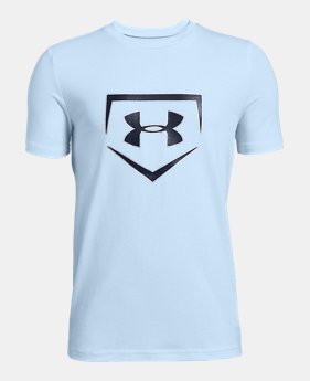 Boys' UA Plate Icon Short Sleeve T-Shirt 2 Colors Available $20