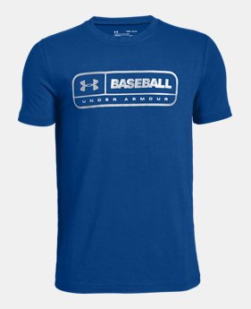 Boys' UA LockerTag Short Sleeve T-Shirt 1 Color Available $20