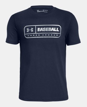 New Arrival Boys' UA LockerTag Short Sleeve T-Shirt 4 Colors Available $20